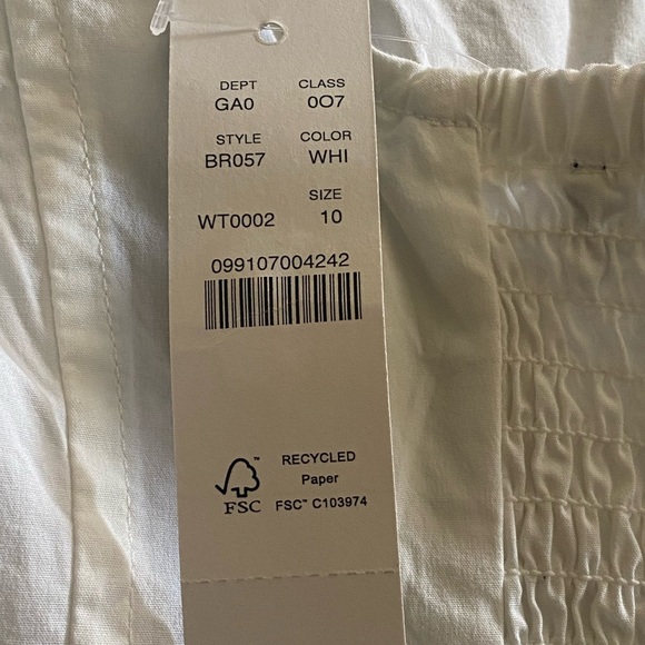 J.Crew Puff-sleeve squareneck top in cotton poplin - Picture 5 of 8